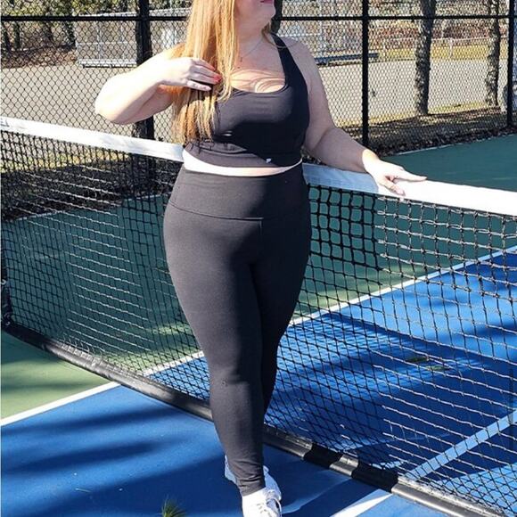 Fabletics NEW Define PowerHold High Waisted Legging Black Leggings 1X 7/8 - Picture 5 of 7